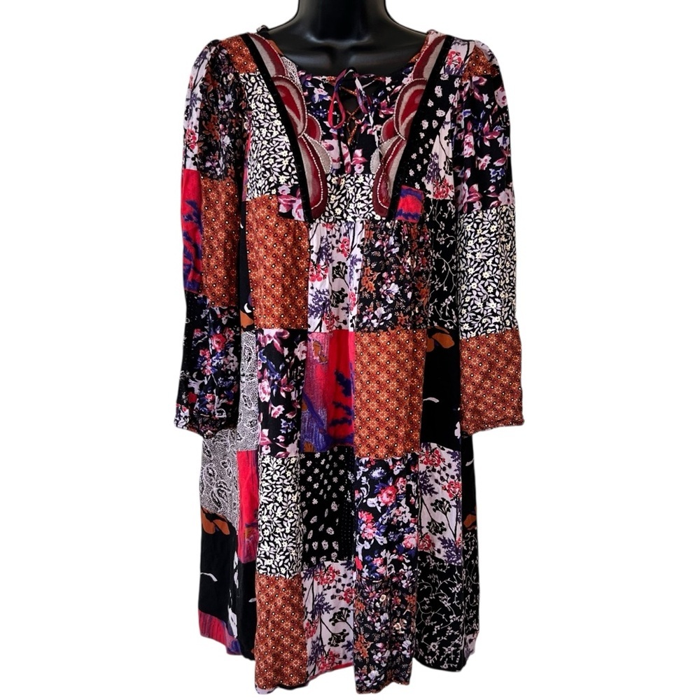 Anthropologie One September Arcata Patchwork Dress